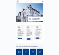 Kleine Seitenvorschau von scharfrechtsanwaelte.de