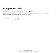 Kleine Seitenvorschau von myspecies.info