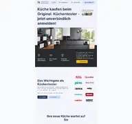Kleine Seitenvorschau von kuechentest.de
