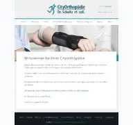 Kleine Seitenvorschau von cityorthopaedie.de