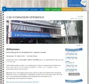 Kleine Seitenvorschau von cjd-gymnasium-versmold.de