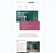 Kleine Seitenvorschau von pilatesplana.ch