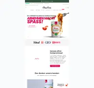Kleine Seitenvorschau von cleanfoods.de