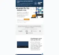 Kleine Seitenvorschau von cleanmanager.de