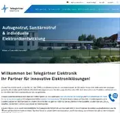 Kleine Seitenvorschau von telegaertner-elektronik.de