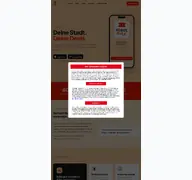 Kleine Seitenvorschau von stadtmax.de
