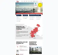 Kleine Seitenvorschau von wobau-oh.de