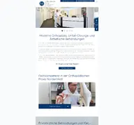 Kleine Seitenvorschau von orthopaedische-praxis-norderstedt.de