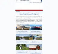 Kleine Seitenvorschau von iceland.de