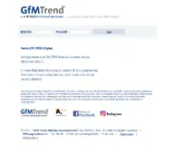 Kleine Seitenvorschau von intern.gfm-trend.de