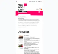 Kleine Seitenvorschau von wochen-zur-demokratie.de
