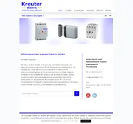 Kleine Seitenvorschau von kreuterelectric.ch