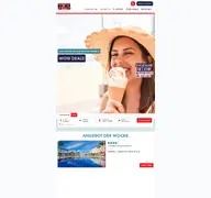 Kleine Seitenvorschau von bucher-reisen.de