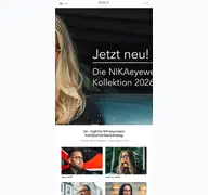 Kleine Seitenvorschau von nika-eyewear.de