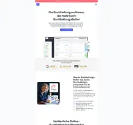 Kleine Seitenvorschau von buchhaltungsbutler.de