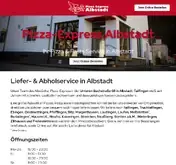 Kleine Seitenvorschau von pizza-express-albstadt.de