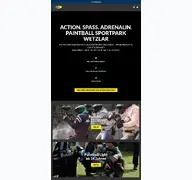 Kleine Seitenvorschau von paintball-sportpark-wetzlar.de