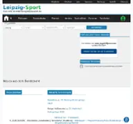 Kleine Seitenvorschau von leipzig-sport.de