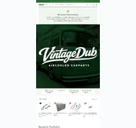 Kleine Seitenvorschau von vintagedub.de