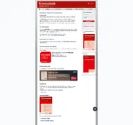 Kleine Seitenvorschau von kriminalistik.de