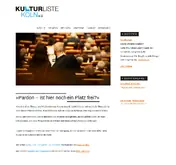 Kleine Seitenvorschau von kulturliste-koeln.de
