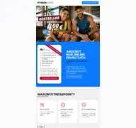 Kleine Seitenvorschau von buchung.fitnesspoints.de