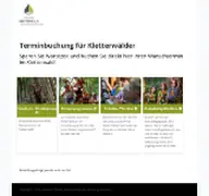 Kleine Seitenvorschau von buchung.freiraum-erlebnis.de