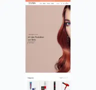 Kleine Seitenvorschau von tanisonline.de