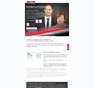 Kleine Seitenvorschau von leo-belting.de