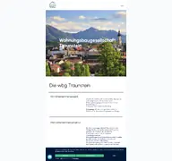 Kleine Seitenvorschau von wohnungsbau-traunstein.de