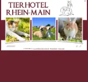 Kleine Seitenvorschau von buchung.tierhotel-rhein-main.de