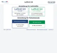 Kleine Seitenvorschau von leonie-sh.de