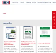 Kleine Seitenvorschau von esm-ept.de