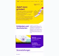 Kleine Seitenvorschau von startupport.de
