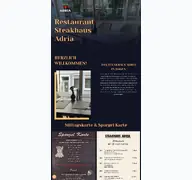 Kleine Seitenvorschau von steakhaus-adria.de