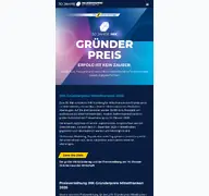 Kleine Seitenvorschau von ihk-gruenderpreis-mittelfranken.de