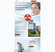 Kleine Seitenvorschau von galenpharma.de