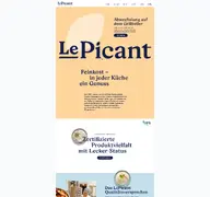 Kleine Seitenvorschau von lepicant.de
