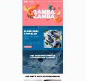 Kleine Seitenvorschau von gamba-zamba.de