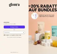 Kleine Seitenvorschau von account.gloura.de
