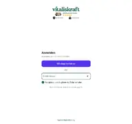 Kleine Seitenvorschau von account.vitaliskraft.de