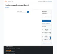 Kleine Seitenvorschau von buechercampus.mediacampus-frankfurt.de