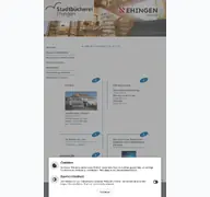 Kleine Seitenvorschau von buecherei-ehingen.de
