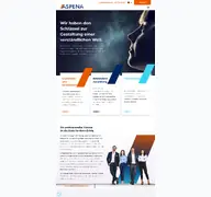 Kleine Seitenvorschau von aspena.de