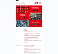 Kleine Seitenvorschau von spd-landesgruppe-bayern.de