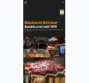 Kleine Seitenvorschau von brinker.de