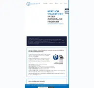 Kleine Seitenvorschau von orthopaedie-frohnau.de