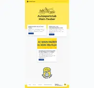 Kleine Seitenvorschau von ac-maintauber.de