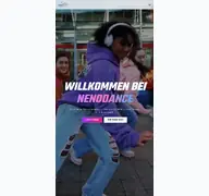 Kleine Seitenvorschau von nenodance.de
