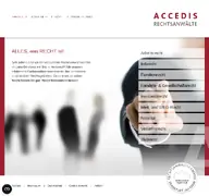 Kleine Seitenvorschau von accedis.de